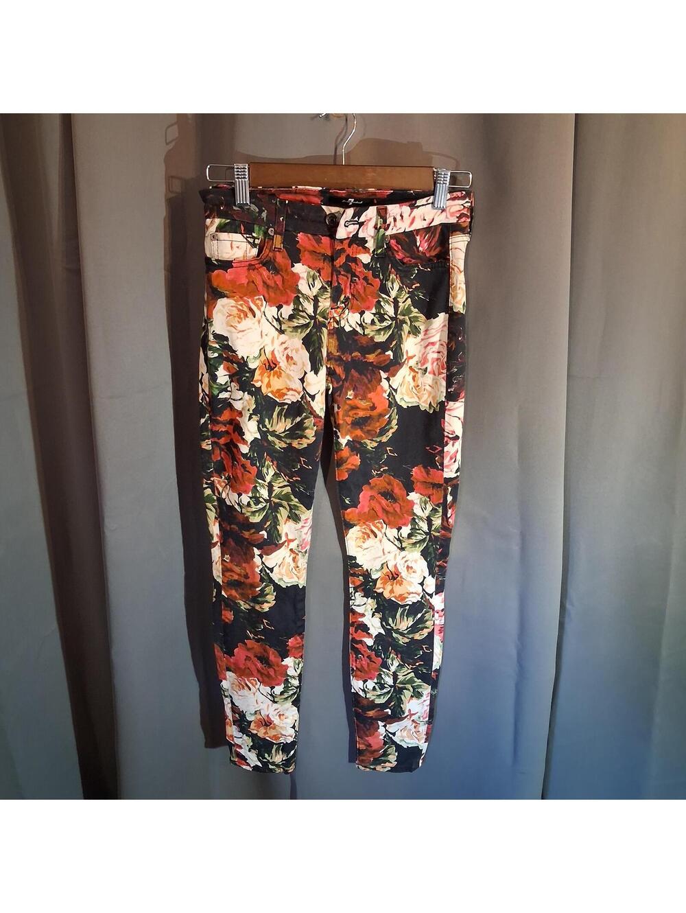 for all mankind Floral Print Jeans